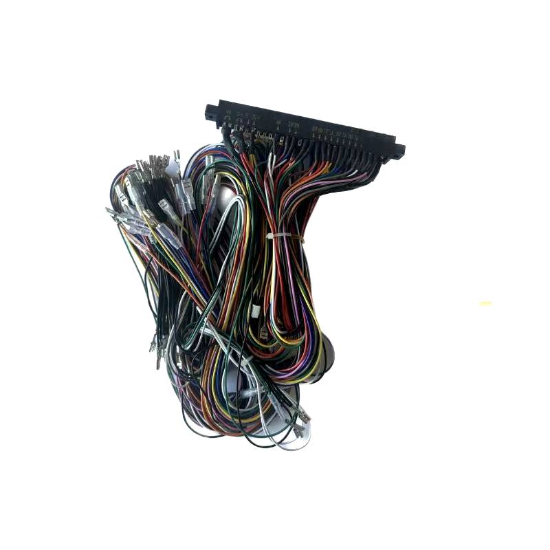 arcade JAMMA 28 56 pin wiring harness PCB cable 150cm 2.8mm 4.8mm interface arcade parts