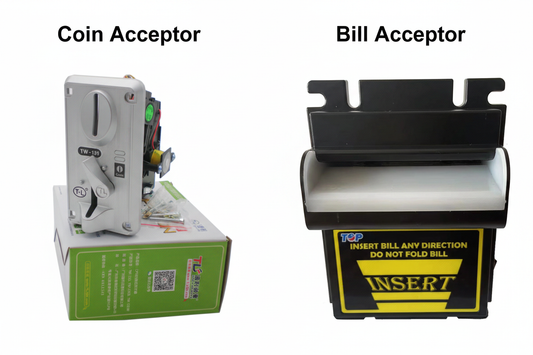 Coin Acceptor vs Bill Acceptor for Claw Machines: Which Should You Use?