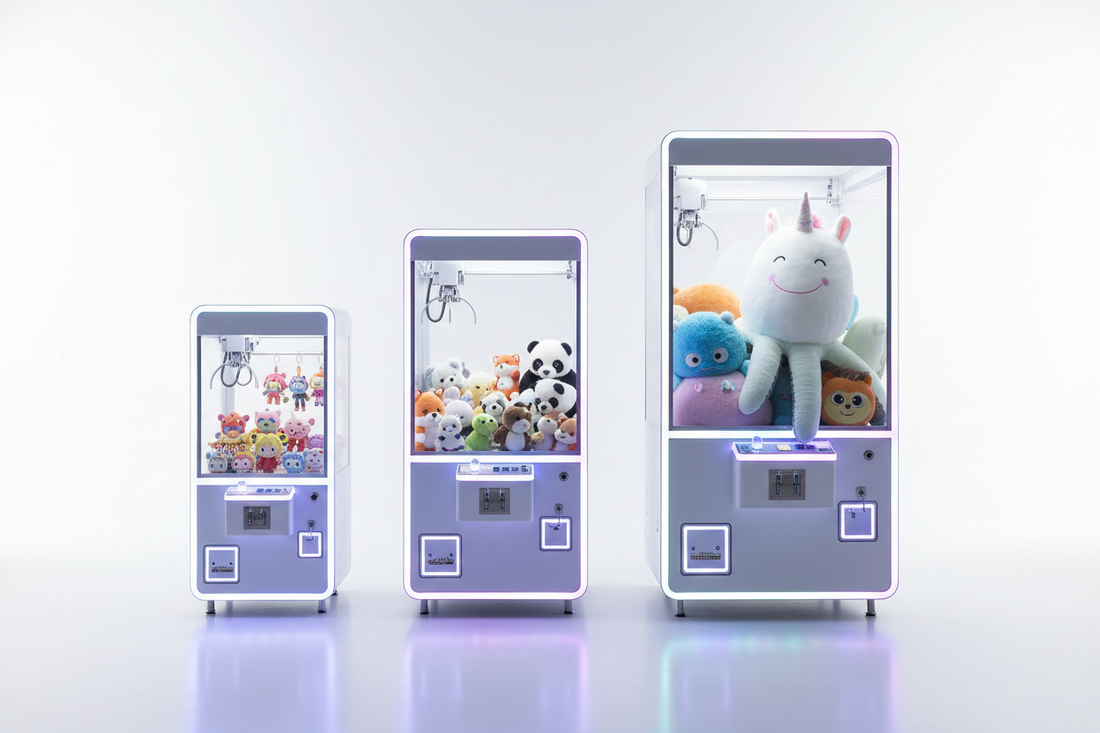 Claw Machine Size Guide: 25.7cm vs 53cm vs 71cm — Which Gantry Size Is Right for You?