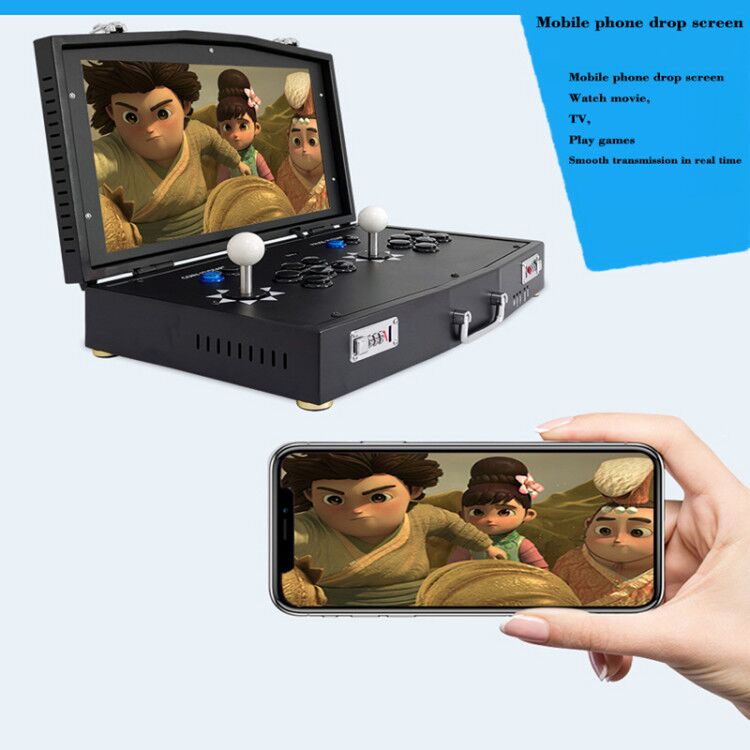 Arcade Console 2 Players Pandora Forrest Box Retro Video Games With 18.5 Inch LCD Built In 5000 In 1  HDMI VGA Output