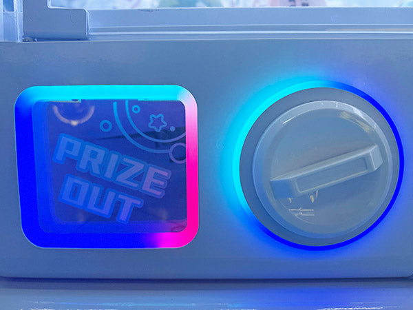 LED付きミニメタルケースバー上ドールキャンディキャッチャーマシン コイン式ぬいぐるみクレーン機