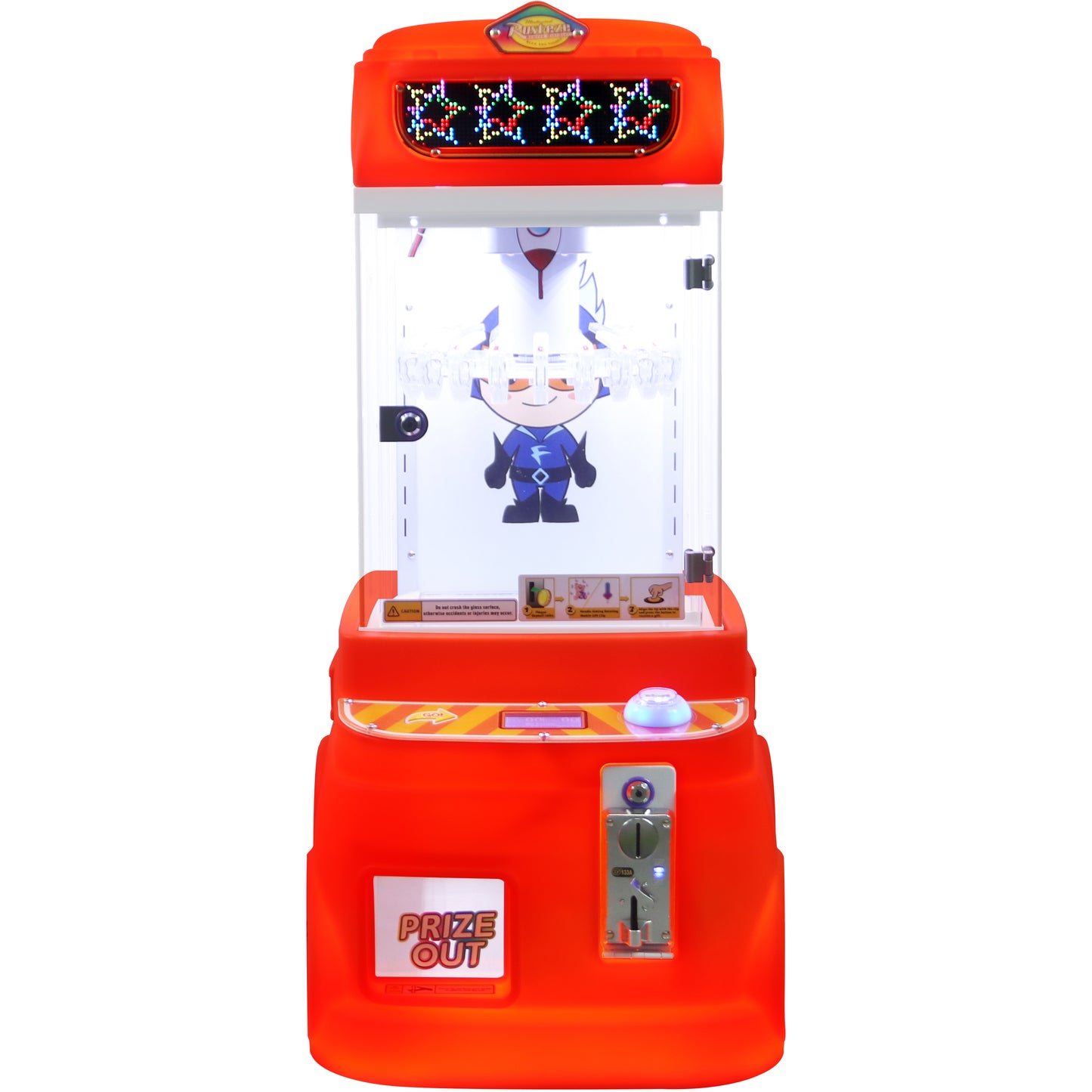 Coin Operated Lucky Wheel Clip Prize Game Machine Clamp Gift Game Machine