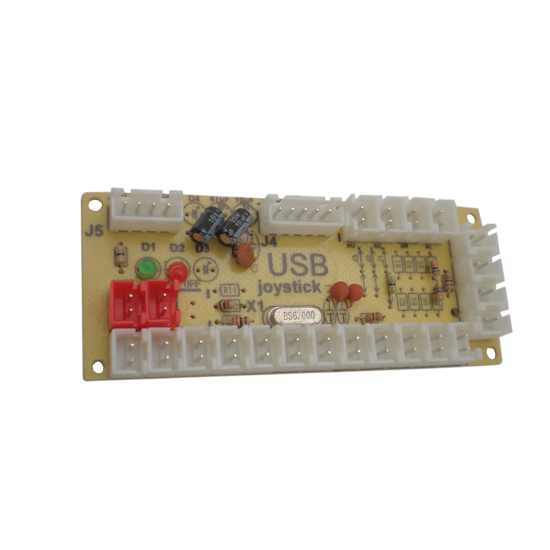 1-player USB keyboard encoder board for MAME arcade joystick buttons front view DIY arcade parts Hiclawcrane
