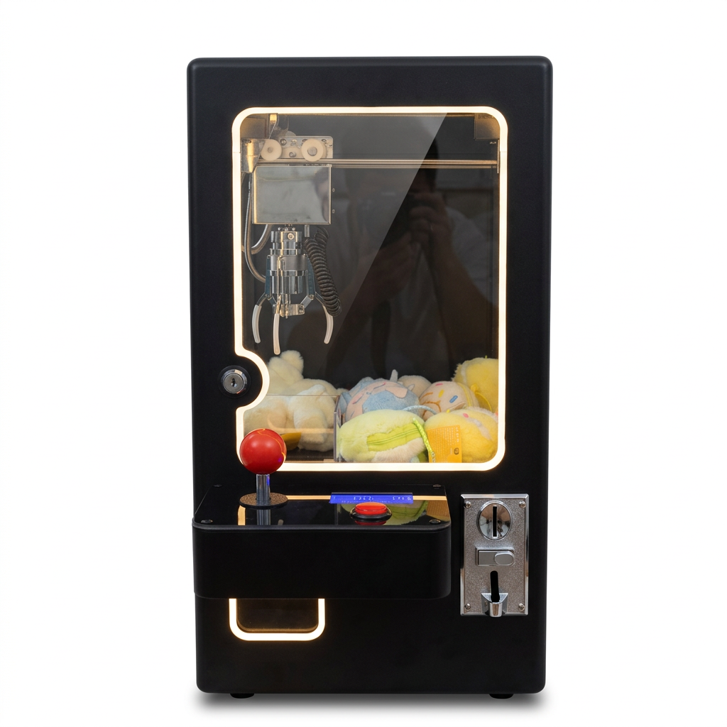 front picture of mini claw crane machine