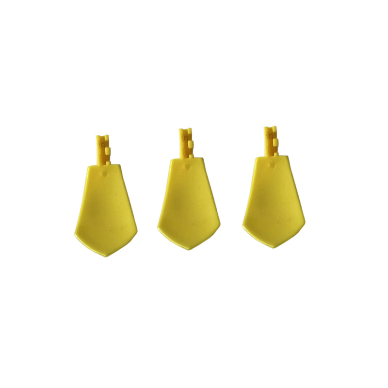 Yellow candy claw crane machine replacement clips  front view – arcade spare parts